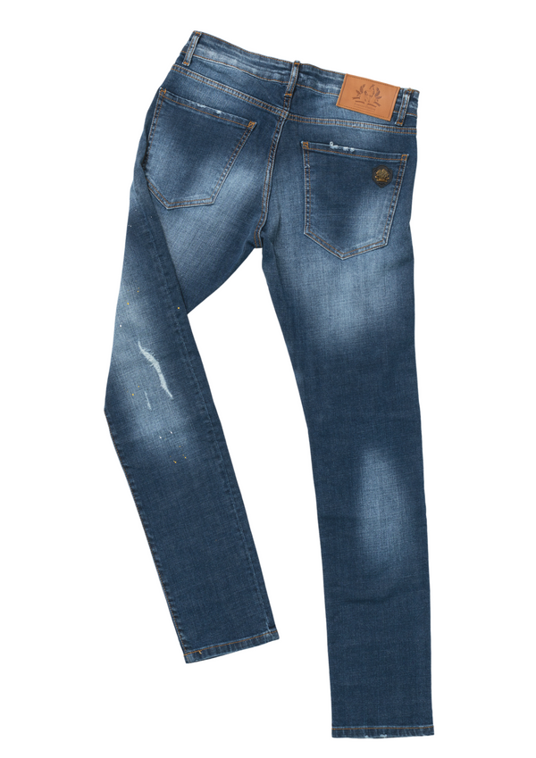 Jeans Ripped -Dark Blue - Homme